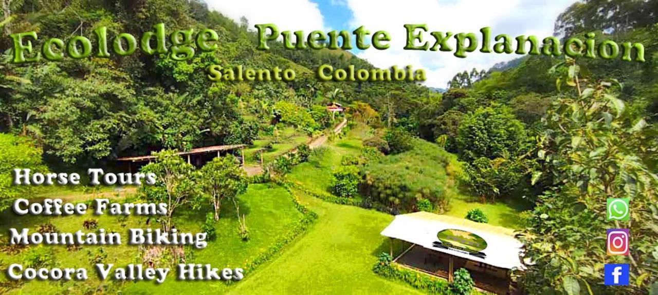 Ecolodge Puente Explanacion Salento Bagian luar foto