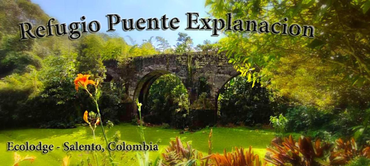 Ecolodge Puente Explanacion Salento Bagian luar foto
